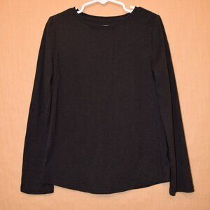 Wonder Nation Girls Kid Tough Long Sleeve T-Shirt - Black, Size S (6/6x)